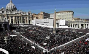 st. peter's square church irenaeus catholic apostolic one faith creed tradition catholic catholicity st. peter's square st. mark evangelist feast April 25