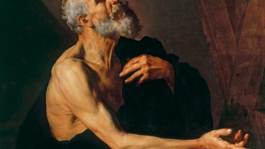 St Andrew praying giuseepe de ribera john chrysostom five paths of repentance contrition, prayer, forgiveness, almsgiving and humility lent